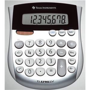 Texas TI-1795SV Tischrechner 8-stellig. Solar und Batteriebetrieb