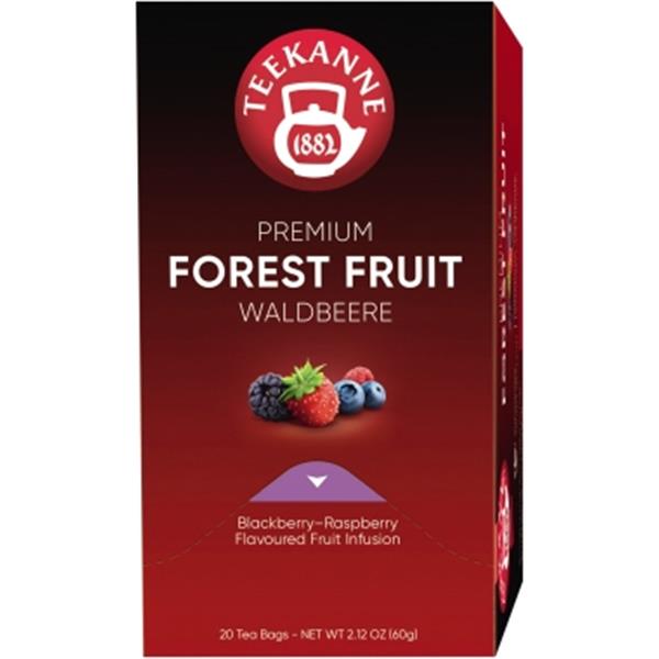 Teekanne Tee Premium Forest Fruit einzeln kuvertiert    Pack 20 Beutel